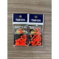 [Tainan Pingsheng Fishing Tackle] TSURIKEN Research German Use {かせウキゴム Moisture Suffering Pin Cara R