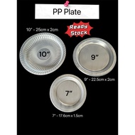 7”/9”/10” PP Plastic Plate | Pinggan Plastik PP | Kenduri & Party Plate | Disposable Plate