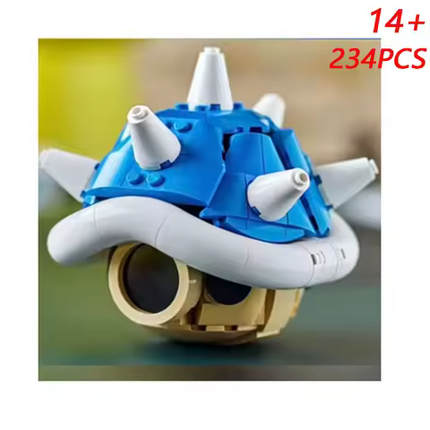 2025 Anime Figures Inspired! MOC 40787 Kart Spiny Shell Turtle Building Blocks Sets Creative Buildin