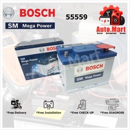 Bateri Kereta / Car Battery - Bosch SM Mega Power - 55559 (DIN55L)