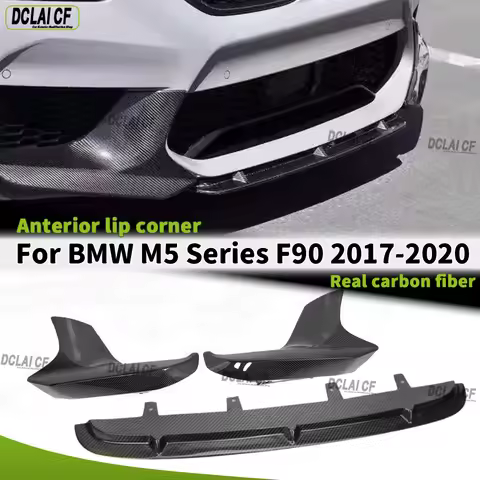 Kit M5 Series F90 upgrade For BMW M5 Series F90 2017-2020 Carbon fiber front lip car front bumper si