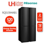 Hisense 4 Door Inverter Refrigerator ( 520L ) RQ515N4AB1 / RQ555N4ABN