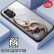 Latest Oppo Reno 4 4G Case - Fashion Case WP Glossy Casing Hp Case Softcase Hardcase Back Protector 