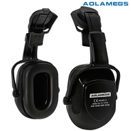 AOLAMEGS Earmuff Safety Helmet Accessories Noise Prevention  Isolation Snap on Earmuff