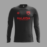 [READY STOCK] Malaysia ''Harimau Malaya" Jersey Black/Red - LONGSLEEVE
