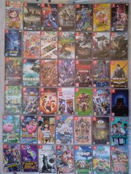 200 款Switch 遊戲 (瑪利歐 Pokemon, 薩爾達, Lego, Just Dance, 星之卡比)