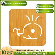 Table Mat & Bamboo Insulated Cushion - Natural, Safe for Health, No Formaldehyde & No Odor Table Mat