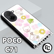 Glossy Softcase poco C71/Case poco C71 Girls/case poco C71 glitter/casing poco C71/case hp poco C71