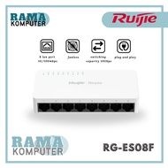 RUIJIE RG-ES08F Switch Unmanaged 8 Port 10/ 100Mbps Fanless 1.6Gbps Network Switch Ethernet Switch