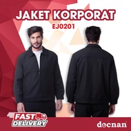 Jaket Korporat Eksekutif Hitam Kosong Oren Sport EJ0201 Jaket Oversize