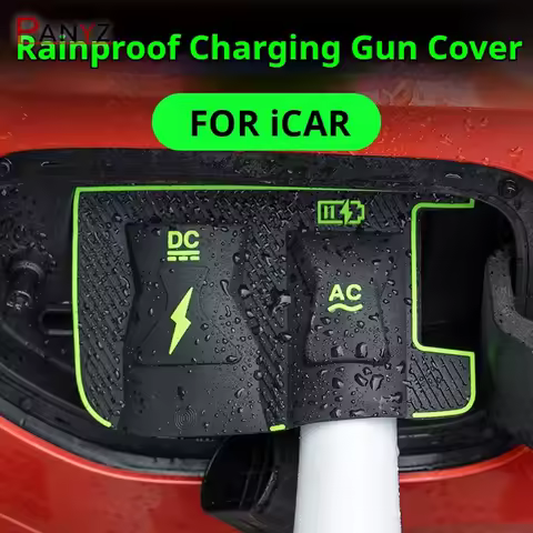 For iCAR 03T Dedicated New Energy Car Charging Port Waterproof Protector Cover Gun Rain Cover Automo