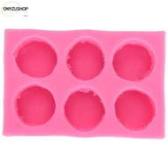 114OMYZUSHOP Mould,  Silicone Silicone Mould, Baking Mould Reusable 6-Cavity  Baking Mould Home Deco