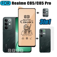 3 IN 1 For Realme C85 Tempered Glass Matte Gaming Screen Protector for Realme C85 Pro C75 C71 Cerami