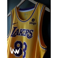 ♞,♘Yunjin l Lakers  Heat Pressed customized Heat Pressed Jersey
