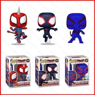 Ere1 FUNKO POP Spider-Man Across the Spider-Verse Action Figure Spiderman 2099 Miles Morales Model Toys For Kids