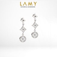 Khuyên tai nữ LAMY Four Leaves Earrings Silver 3024SV