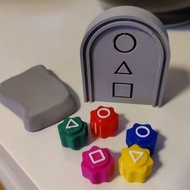 [new] ●▲■ Gong-gi Korean Jack Stone Gonggi Game Set Folk Korean Squid ●▲■ Game Set Game N3g3