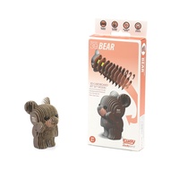 EUGY Dodoland - Wild Life Animals (Bear, Bison, Chipmunk, Elephant, Giraffe, Kangaroo, Koala, Llama,