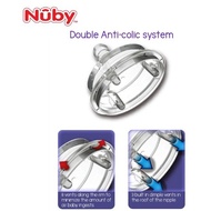 NUBY Comfort &amp;  Natural Touch Silicone Replacement Nipples Bottle Teat (2pcs/Pack)