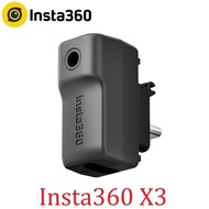 Original Insta360 X3 Mic Adapter ชาร์จอะแดปเตอร์เสียงสำหรับ Insta 360 ONE X3