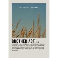 【READY STOCK】Aesthetic Poster Wall Brother Act. album by BTOB famous boy band