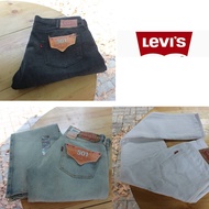 Original Levis 501 Long Pants Men's Jeans
