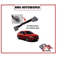 Honda City 2020-2021 Aux in Socket TV Free Bypass Video In Motion