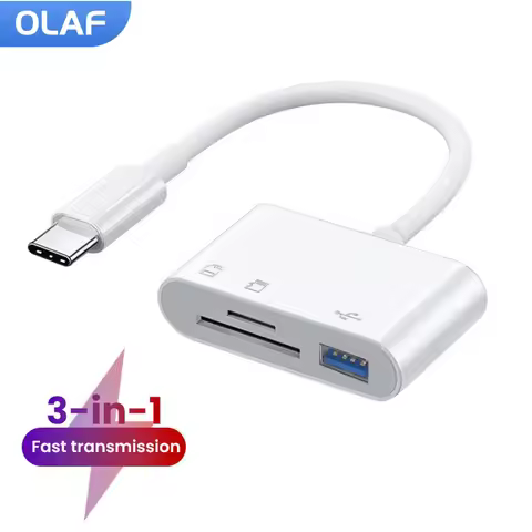 Olaf 3 In 1 Type C SD TF Card Reader Micro SD Smart Memory Cardreader For Macbook Samsung Huawei Xia