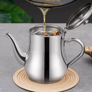 Stainless Steel Oil Container Can 250ml-1500ml Household Oil Strainer Kitchen Oil Filter Pot T7d7
