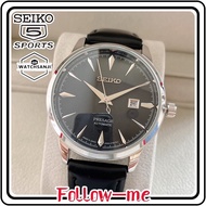 [In stock] Original Men Watches Seiko 5 21 Jewels Automatic Watch for Men Luminous waterproof Calendar Leather strap