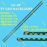 LG For NEW 2PCS 49LF5400-CA 49LX310C-CA 49LF5420-CB 49LF5900-CA Lamp Strip NC490EUN Screen MAK632673
