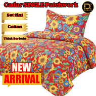 Set 2 in 1 Cotton  Material 80 Per Cent 20 Per Cent Polyster Anti kedut Cadar Anak Random Fahim Sing