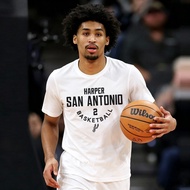 Dylan Harper Harper Harper Spurs American Short T Short Sleeve oversize T-shirt Dropped Shoulders St