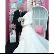 Gaun pengantin/bridal Preloved