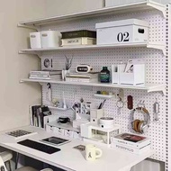 Desk Organiser Hole Plate Table Organiser Integrated Stationery Organizer Vertical Office Table Orga