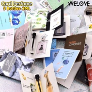 【5 Bottles】Portable Card Perfume Sampler Set 2ML True Me Hot Selling Bottle Perfume 卡片式香水 样品试用装 热销 爆款 小瓶香水 2ML 每包 5种款式香水【包邮】