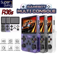 Gamebot Retro Handheld R36S Multi Console | Retro Game R36S 64GB BLACK