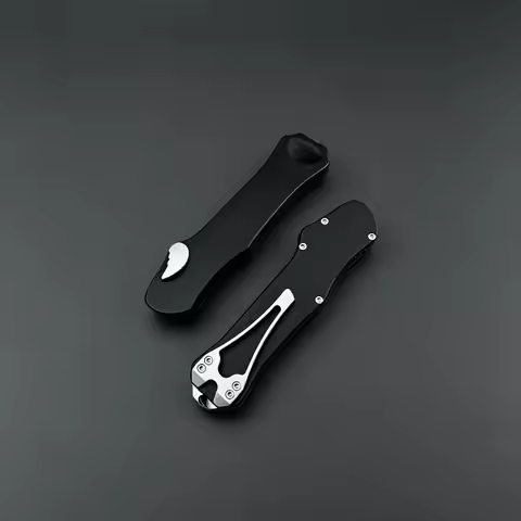 High Quality Heretic EDC D2 Blade CNC Aluminum Handle Outdoor Camping Tools
