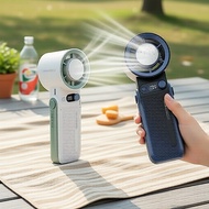 F5PRO 8000mAh USB mini folding fan, 30-hour runtime, 199 speeds, powerful airflow, quiet handheld F5