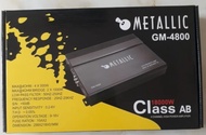 power amplifier metallic Gm-4800 class AB 18000