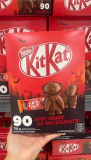 【加拿大空運直送】Nestle KitKat Halloween Scary Friends 雀巢萬聖節恐造型巧克力 90 pack / 738 g