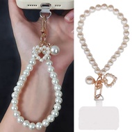 Ladies Charm Mobile Phone Lanyard Short couples handphone wrist strap keychain small gift