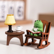Desktop Decoration Frog Rocking Chair Cute Emotional Small Decoration Desk Car Decoration Decompress