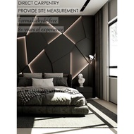 【SG Local Contractor】【Custom Furniture】Living Room Renovation /TV Console /Feature Wall / Hallway/ D
