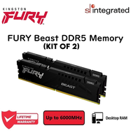 Kingston FURY Beast DDR5 Gaming PC RAM 5200Mhz/5600MHz/6000Mhz(CL40