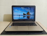 Laptop Second Asus X441MA Celeron N4000 Ram 4Gb Ssd 256Gb Siap Pakai