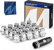 OMT M12x1.5 Lug Nuts, Cone Seat Lug Nut Set with 3/4 Inch Hex, 12x1.5mm Wheel Lug Nuts Compatible wi