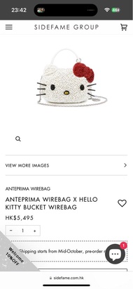 Anteprima WireBag x hello kitty