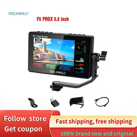 Feelworld F5 ProX 5.5 Inch 1600nit High Bright DSLR Camera Field Monitor