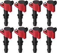 Pack of 8 Straight Boot Ignition Coils compatible with DG511 C1541 FD508
